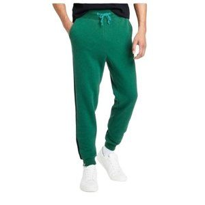 Lego X Target Jogger Pants Large Mens Green Black Side Striped